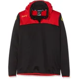 Kempa Emotion 2.0 1/4-Zip Hoodie schwarz/rot/gelb 4XL