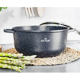 ZILNER 6-teiliges Topfset 20/22/26cm Topfset Induktion, Töpfe beschichtet, Kochtopf Set| Kochgeschirr Set, Topfset induktionsgeeignet ZL-8915