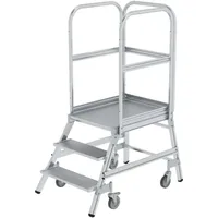 MUNK Aluminium-Podestleiter 3 Stufen (50103)