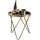 KADIMA DESIGN Beistelltisch Gold Glas 42 x 46 x 42 cm