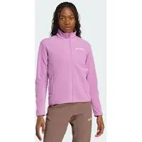 Adidas Multi Essentials Fleece Mit Durchgehendem Reißverschluss - Preloved Purple - L