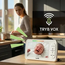 MalPlay Babyphone mit Kamera 5 Zoll
