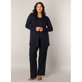 Base Level Curvy Strickjacke Ayla Blau 54