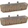 vidaXL Balkon-Blumenkasten 80 x 20 x 20 cm Braun