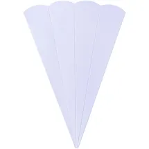 Folia Schultüten Rohlinge 68cm weiß