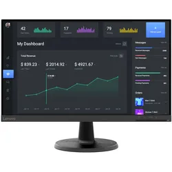 Lenovo D27-40 Office Monitor - FHD, HDMI, 75Hz HDMI 1.4 + VGA