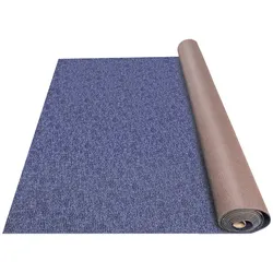 VEVOR 1,8 x 16 m Teppich Terrassen Teppiche Polyesterfaser und TPR Teppiche rutschfest und Wasserdicht, für Terrassen, Decks, Eingangsbereiche, Wintergärten usw.(1,8 x 16 m Blau)