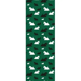 Queence Vinyltapete Josephine, glatt, bedruckt, Fellimitat, Reptilienprägung, tropisch, animal print, Motiv, 90x250cm, selbstklebend, kinderleichte Anbringung, Sticker grün