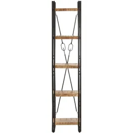 vidaXL Bücherregal 5 Fächer 40 x 30 x 180 cm Braun