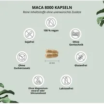 Nutri Plus Maca 8000 Kapseln 180 St.