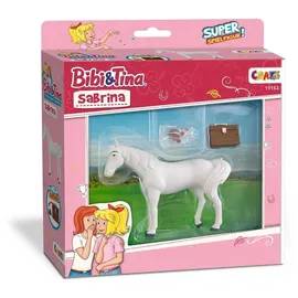 Craze BIBI & Tina Sabrina Figur zum Sammeln und Spielen Pferd inkl. Zubehör 19153, bunt
