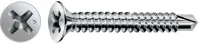 Spax FEX-A Fensterbohrschraube 3,9 x 19 mm Senkkopf Kreuzschlitz H Grobgewinde Bohrspitze Titan Silber A3J