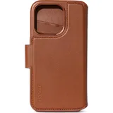 Decoded Leather Detachable Wallet für iPhone 15 Tan