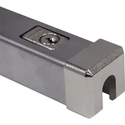FT-Panzerriegel, FPR217 100, mit Zylinder, edelstahloptik
