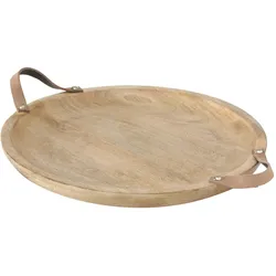 Tablett MALUS - braun - DB 30x3.50 cm