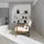 sweeek Skandinavischer Sessel Bouclé 70 x 80 x 80 cm Creme