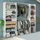 Dmora Kleiderschrank Worland 196 x 40 x 187 cm Eiche massiv weiß