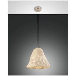 Fabas Luce Crumple Pendelleuchte E27 1X40W Metall- und Keramik Khaki