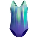 Speedo Digital Placement Badeanzug - Indigo Glow - 9-10 Jahre