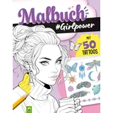 Schwager & Steinlein Malbuch Girlpower mit 50 Tattoos