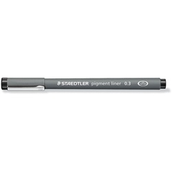 STAEDTLER Pigment Liner 308 Fineliner 0.3 mm Schwarz