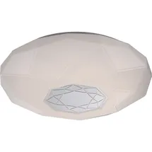 GLOBO Deckenleuchte 1x LED 21W verspiegelt weiß