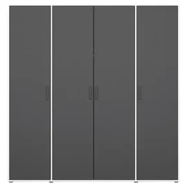 Rauch Wäscheschrank VOYAGER Otto ́s Choice 187 x 194 x 53 cm Grau/Weiß