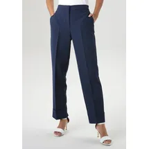 Aniston SELECTED Anzughose mit Bügelfalten, blau