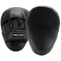 Sport-Thieme Boxpratzen Curved Schwarz lackiert