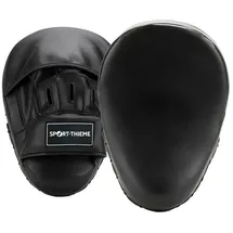 Sport-Thieme Boxpratzen Curved Schwarz lackiert