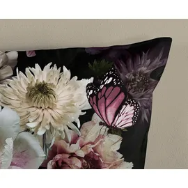 PURE luxury collection Marleen Blumen Bordeaux 155 x 220 cm + 2 x 80 x 80 cm