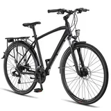 Licorne Bike Premium Touring Trekking Bike in 28 Zoll - Fahrrad für Jungen, Mädchen, Damen und Herren - 21 Gang-Schaltung - Mountainbike - Crossbike