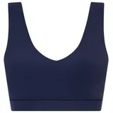 CHANTELLE Softstretch Padded V-Neck Bra Bustier Blau XL/XXL