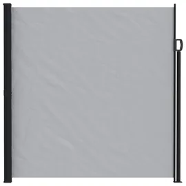 vidaXL Ausziehbare Seitenmarkise 120 x 600 cm Grau