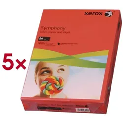 Xerox 5er-Pack farbiges Papier »Symphony« rot