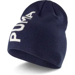 Bohne Puma Ess Classic Cuffless Beanie, Blau, Unisex Einheitsgröße