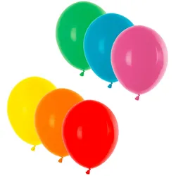 600x Luftballons bunt Ø18cm