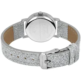 Prinzessin Lillifee 2100473 Kunstledergehäuse Silber Armbanduhr Silber