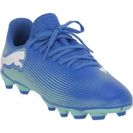 Puma Future 7 Play FG/AG Fußballschuhe Kinder 01 hyperlink blue/mint/white 38