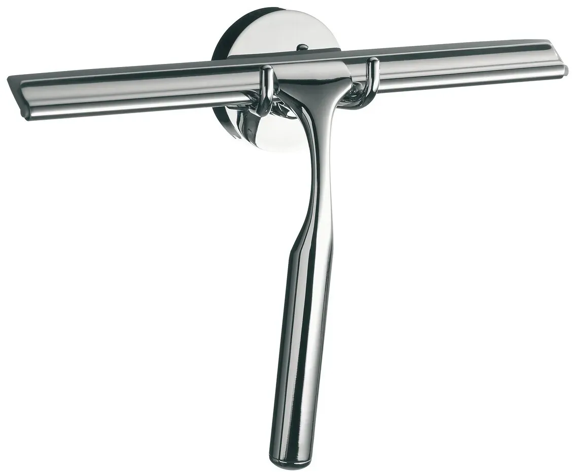 emco system 2 Duschwischer mit Wandhalter ung, chrom mit Ersatz-Gummilippe, 353400100 353400100