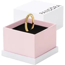 Pandora 163322C01 Ring für Damen Struktur & Steine Goldfarben, 50/15,9