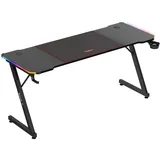 huzaro Biurko gamingowe Hero 4.8 RGB, Gaming Tisch, Schwarz