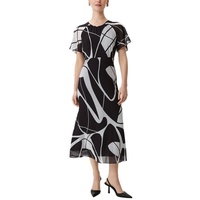 Comma, Kleid, creme|schwarz, 34