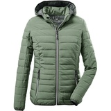 G.I.G.A. DX Damen Steppjacke/Casual Funktionsjacke in Daunenoptik mit abzippbarer Kapuze Uyaka, mint, 42, 28041-000