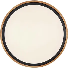 GLOBO LED-Deckenleuchte Bruno 1-flammig Schwarz matt 307 x 90 mm