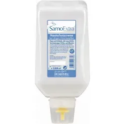 Dr. Schnell SAMOEXTRA Hautschutzcreme 00730 , 2 Liter - Spenderflasche für DSC-Industriespender