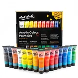 Mont Marte Mont-Marte Acrylfarben Signature Premium Set, 18 Farben je 36ml, in Tuben