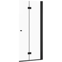 Schöner Wohnen Gretia Walk-In-Dusche rechts 90 x 200 cm ESG Klar/Mattschwarz