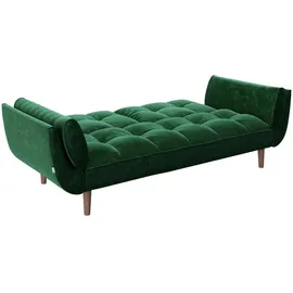 Phoenix Schlafcouch Samt 2-Sitzer Grün