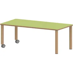 Tisch ZALOTTI mit Linoleum-Belag